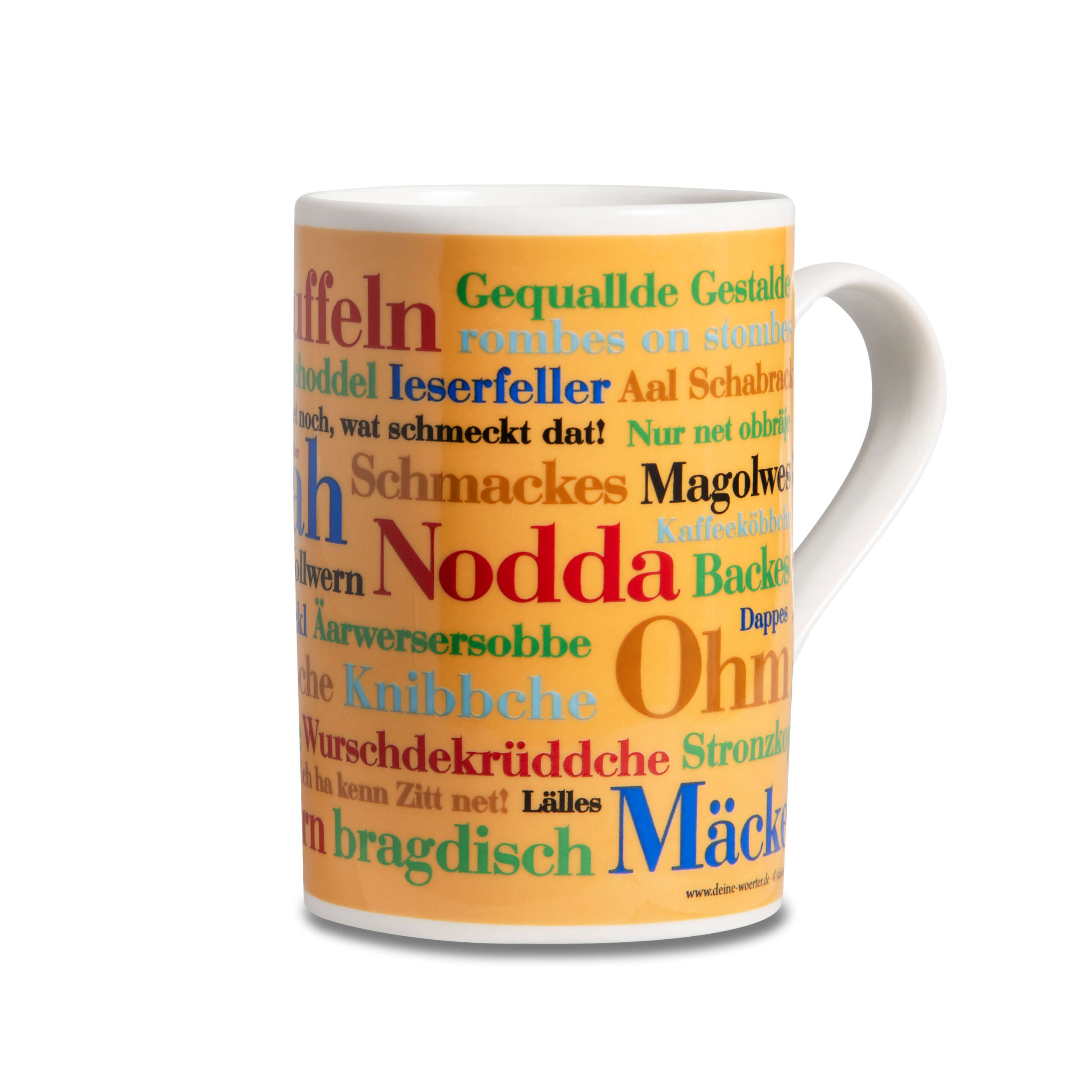 Kaffeebecher Siegerländer Wörter