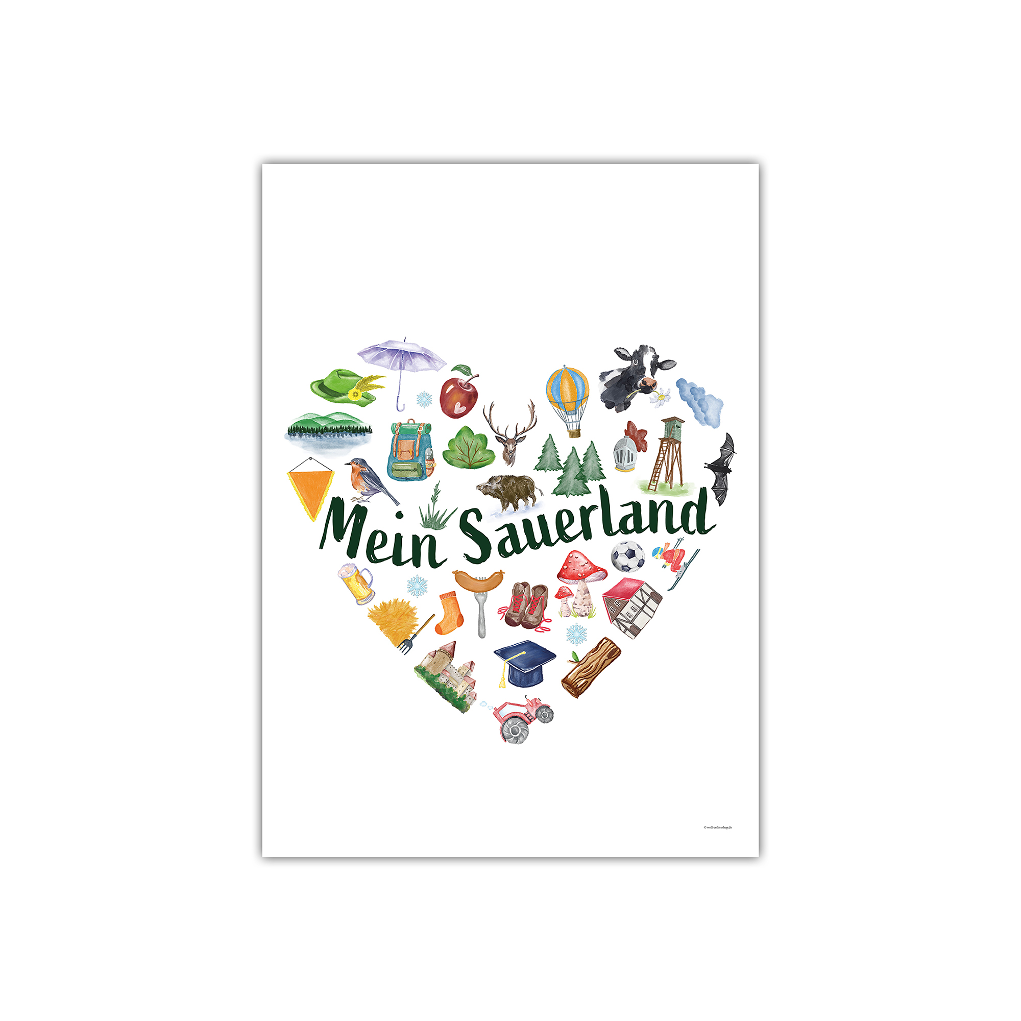 Postkarte Mein Sauerland (DIN A6)